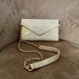 Rebecca Minkoff Crossbody - 8in (Cream/Gold)